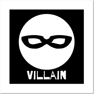 White Mask - Villain Posters and Art